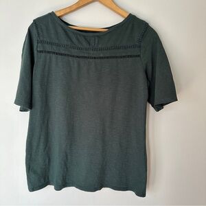 LOFT pine green t-shirt